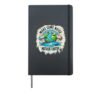 Cheer For Mother Earth Funny Earth Day Hardcover Journal, Black