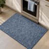 Chenille Kitchen Rugs Non Slip Washable Kitchen Mats for Floor 24"x36"