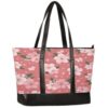 Cherry Blossom Canvas Laptop Tote Bag for Women, 15.6 Inch Work Bag