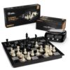 Chess Armory Travel Chess Set and Chess Clock Bundle
