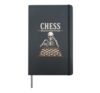 Chess Making Smart People Feel Stupid Halloween Player Hardcover Journal, Black