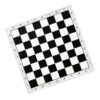Chess Mat, PU Leather Tournament Rolls Up Chess Board Rollable Chessboard Lightweight & Non Slip Chesses Mat for Childs Rollable Board
