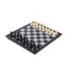 Chess Set, Large Metal-Gripping Portable Chessboard, 13 x 13 in / 33 x 33 cm, Resin Chess Pieces with Sturdy Wide Base, Storage Tube and English Manual, Exquisite Craftsmanship for Adults