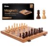 Chess Set Magnetic - Premium Wooden Board Game with a Portable Wood Case and Secure Storage for Pieces, Set for Adults (Beech Wood) - Chess Armory