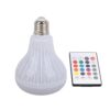 CHICIRIS Music Bulb, RGBW E26 Remote Control Speaker LED Light with 12