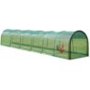 Chicken Tunnels for Yard - Foldable Outdoor Tunnel Enclosure with Frame
