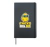 Chicks Dig Me Easter Humor Holiday Seasonal Spring Farmer Hardcover Journal, Black