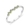 Chihayafuji Stackable Birthstone Rings for Women 14K Gold/Silver Plated Non Tarnish Dainty CZ Statement Engagement Wedding Thumb Ring Everday Jewelry Gifts for Birthday Size 5-11