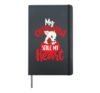 Chihuahua Chihuahueño Valentines Day My Chihuahua Stole My Hardcover Journal, Black