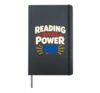 Childhood Literacy Awareness Reading Saves Lives Reader Hardcover Journal, Black