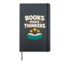 Childhood Literacy Awareness Reading Saves Lives Reader Hardcover Journal, Black