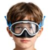 Children Swim Goggles Anti-Fog With Nose Cover, Kids Protection Lens For Be