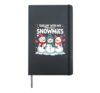 Chillin With My Preschool Snowmies Christmas Matching Winter Hardcover Journal, Black