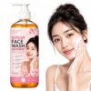 Chitaaksh Gentle Korean Facial Cleanser for Women & Men - Vitamin C Glow Boost Face Wash for Deep Cleansing, Skin Refreshing & Hydrating Care, All Skin Types
