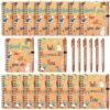 Chivertion 40 Pcs Vet Tech Week Gifts Bulk Veterinary Spiral Notebooks with Matching Ballpoint Pens, Appreciation Present for Vet Technician Assistant Doctor Nurse Pet Staff Dog Lover Office Supplies