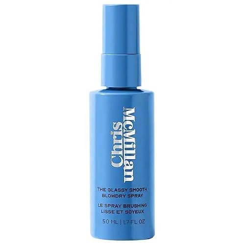 Chris McMillan - Mini Anti-Frizz Blowdry Spray for Smooth, Shine-Enhancing, Salon Results, Glossy Hair – Lightweight Heat Protectant Mist for Shine, Softness & Frizz Control, Travel Size