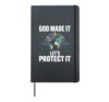 Christian Environmentalist Climate Change Earth Day Hardcover Journal, Black