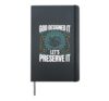 Christian Environmentalist Climate Change Earth Day Hardcover Journal, Black