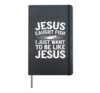 Christian Fishing Design - Jesus Caught Fish, So Do I Hardcover Journal, Black