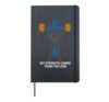 Christian Fitness My Strength From The Lord Mens Bible Verse Hardcover Journal, Black