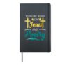 Christian Poet Writer Jesus And Poetry Girl Faith Quote Hardcover Journal, Black