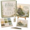 Christian Sea Glass Art Kit for Adults, Psalms of Comfort & Strength