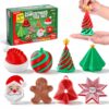 Christmas 8PCS 3D Printed Fidget Toys Impossible Cone & Pyramid Spiral Toy