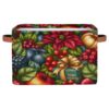 Christmas Basket Storage Bins Rectangle Canvas Basket Cube Storage Box