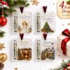 Christmas Cash Gift Holder Ornament for Cash Gifting，Set 2