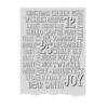 Christmas Cheer Stencils for Painting, Reusable Plastic Paint Templates for DIY Crafts Wood, Fabric, Walls, Cards