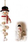 Christmas Decoration Crochet Snowman Ornament DIY Kit