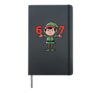 Christmas Elf 67 Cute Xmas 6 7 Meme Gen Alpha Boys Girl Kids Hardcover Journal, Black