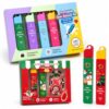 Christmas Glitter Squishy Balls, Slow-Rise Squeeze Toys x 3Set
