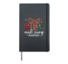 Christmas Med Surg Nurse Xmas Medical-Surgical Nurse Preppy Hardcover Journal, Black