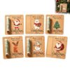 Christmas Money Holder Cards Set of 6, 10 x 10 cm