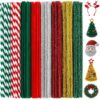 Christmas Pipe Cleaners, 200PCS Pipe Cleaner Crafts, Chenille Stems