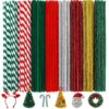 Christmas Pipe Cleaners, 500PCS Pipe Cleaner Crafts, Chenille Stems