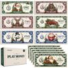 Christmas Play Money for Kids, 700 Pieces Holiday Pretend Money Set