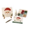 Christmas Sea Glass Mosaic DIY Art Kit, Handmade Smooth Painting