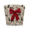 Christmas Sequin Bow Decor Set, Reindeer Stocking, Tree Skirt, Runner