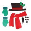 Christmas Snowman Fridge Magnet for Kitchen Decor Refrigerator