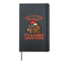 Christmas Squirrel Funny Squeaky Sound Xmas Kids Women Men Hardcover Journal, Black