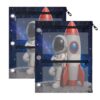 CHSIN Astronaut Rocket Zipper Pencil Pouch with 3 Ring Binder 23315839
