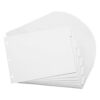Chuangdi 48 Pack 11 x 17 Binder Divider with Write Erase Tab,White