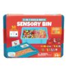 Chuckle & Roar - Sensory Bin - Tactile Learning for Toddlers - Montessori Preschool Activities - Plastic Storage Bin for Travel - Kids Activity Set