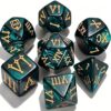 CiaraQ 7pcs Polyhedral Dice Set for Dungeon and Dragons MTG Table Games