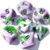 CiaraQ Polyhedral Dice Set for Dungeon and Dragons MTG Table Games