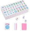CIFUPUQU 166 Pcs American Mahjong Tile Set, 1.2" Pink Mahjong Tiles Only