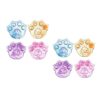 Ciieeo 8 Pcs Cat Squishy Stress Balls Teardrop Fidget Toys, Soft Sensory Squeeze Balls for Stress Relief, Office Relaxation, Birthday Multi-Color (Multicolor, Animal)