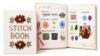 Cikeela Embroidery Stitch Book Beginner with Fabric Pages, DIY Sewing Kit with Floral Motifs, 31 Essential Stitches in Structured Learning Order for Adults, Practice Patterns EmbroideryStitch Book Kit